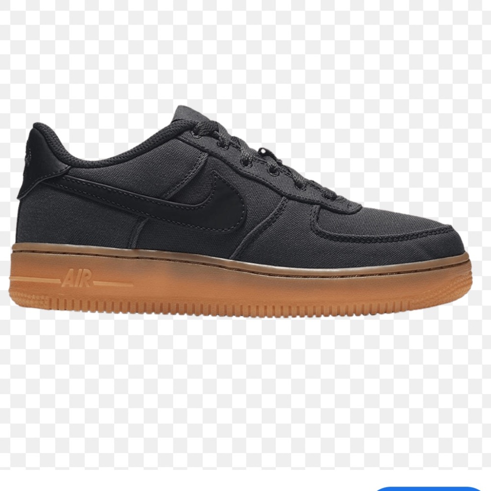 Nike Air Force 1 Low Black Gum Sz 5.5
